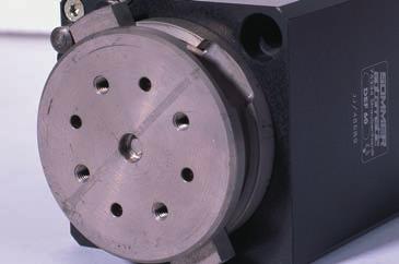 High repeatability Force transfer Direct, motor intake flange Almost
