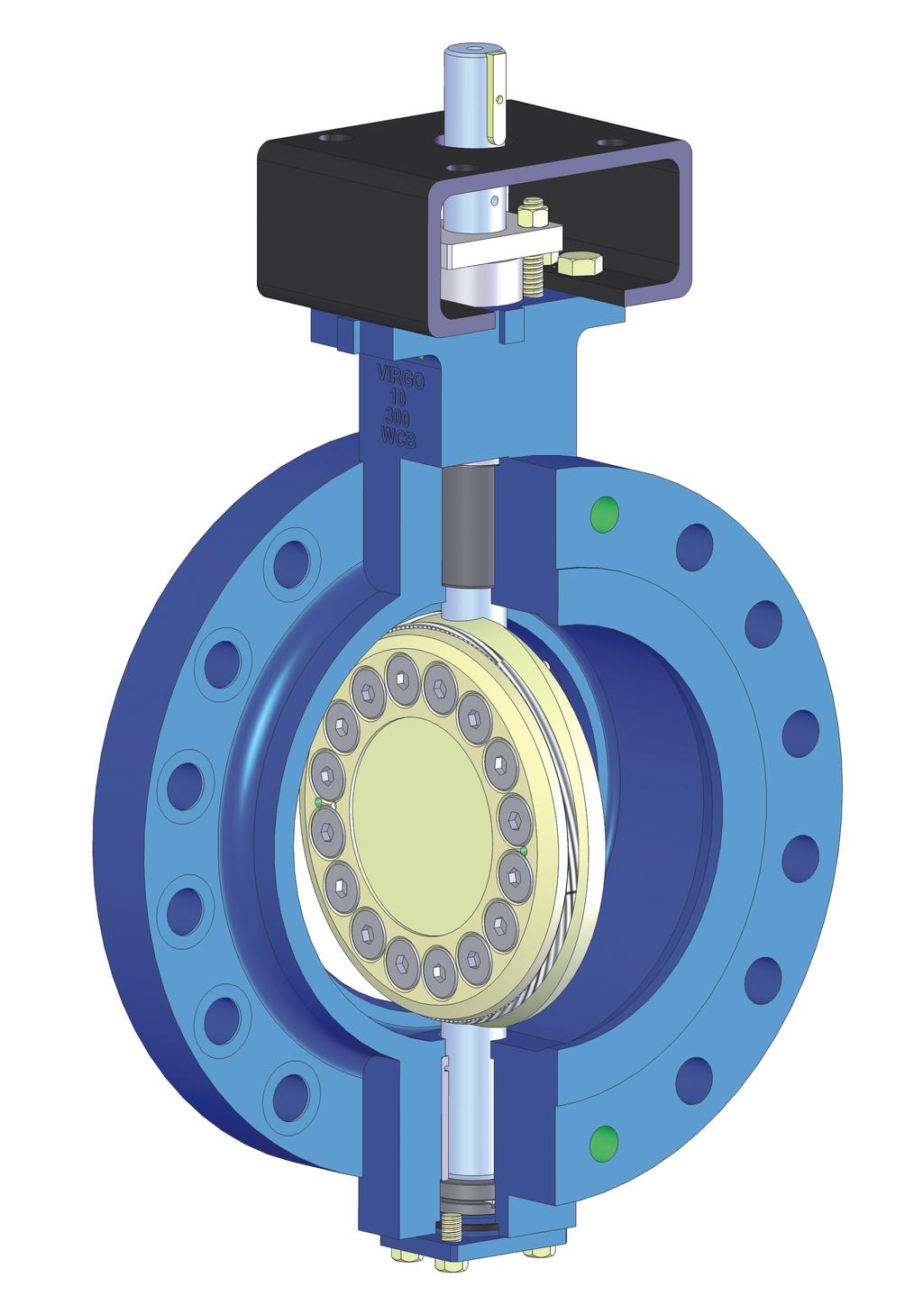 TriTork Triple Offset Valve Design Features : Low Emission Shaft Seal Metal to Metal 'ZERO' Leakage Externally Retained Blow-Out Proof Design Design