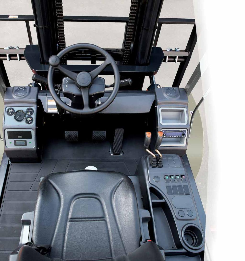 Our User Friendly Operator Compartment will Give Your Drivers Everything They Need.