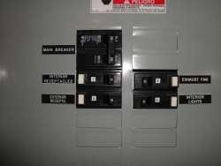 Switch all circuit breakers back to the on position to reset the circuit. 7.