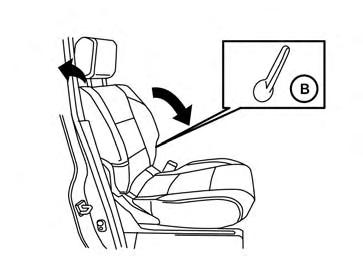 LRS2720 3. To return the front passenger s seat to a seating position, lift up on the seatback and push it up to an upright position.