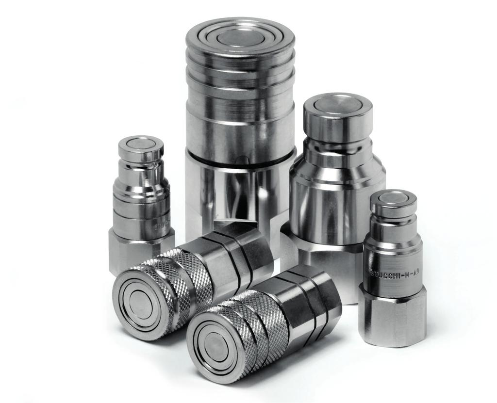 ISO 16028 Interchange Couplings Flat Face Overview A or Premier series offers higher pressure ratings, superior flow ratings, lower pressure drop compared to FIRG series or competitors products.