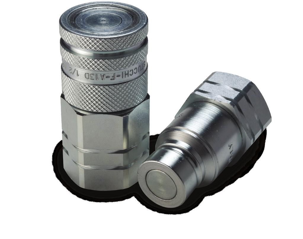 ISO 16028 Interchange Couplings Flat Face: Interchange Ports - Place Picture - Flat Face: International Ports Series: A