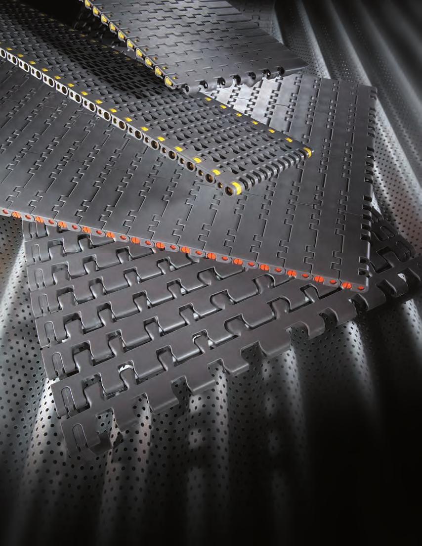 Rexnord MatTop chains provide a continuous conveying surface for applications demanding greater width requirements.