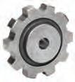 882 Cast Iron Sprocket NS882 Thermoplastic Split Sprocket 0.88 in (22.2 mm) Face 0.88 in (22.2 mm) Face Length thru Bore 1.63 in (41.