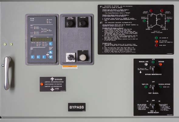 100-1600A ATC-300+/800 Contactor Open/Closed Instructional Booklet Effective: November 2013 Page 31 Section 5: Operation of the Bypass Isolation Transfer Switch 5.