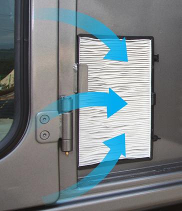 Cabin Air Fresh Filter The internal pressure is maintained to