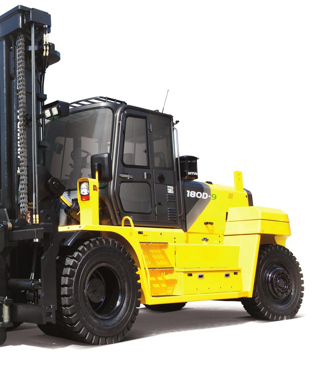 New Diesel Forklift with Proven Quality and Advanced Technology Maximum performance Spacious operator's cab Load