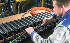 Reduce your storage costs for cable and hose carriers, cables, and connectors with TOTAL- TRAX.