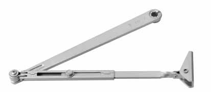 Arm Options 688F95 (Non-Hold Open) Regular Arm Used with Regular Arm mounting (pull side) and Top Jamb mounting (push side) Non-hold open arm standard