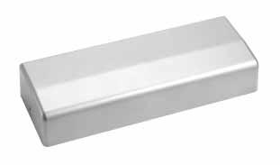 Covers and Plates 754F19 Full Cover Standard on all DC8000 series door closers Completely covers closer body Non-handed Dimensions: 11-7/8" (302mm) x 4-3/16" (106mm) x 2-1/8" (54mm) deep Available in