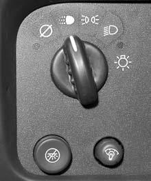 Exterior Lamps The control on the driver s side of your instrument panel operates the exterior lamps. Turn the control clockwise to operate the lamps.