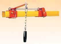 ..921 Only suitable for cross beam trolleys measuring 400 mm and 500 mm in length. Return stop.