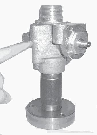 11. Install 1 1/4 control valve onto pipe nipple. 15.