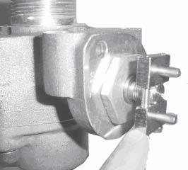 Ensure that the fl ange gasket remains seated into