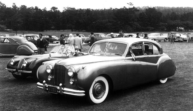 The 1951 Jaguar Mark VII of Charles H. Hornburg Jr., the West Coast distributor for Jaguar who was responsible for many of the Jaguars that raced at Pebble Beach during the 1950s.