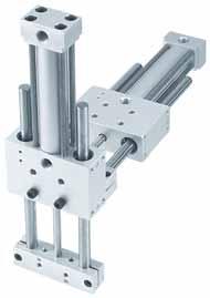 with moderate side loads & minimum overall length requirements The Flexibility of Creating Custom 2-Axis Motion All like model SE Series slides (except the SE500) can be joined together to create a