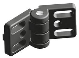 HINGES DIE-CAST HINGE 30 WITH OBLONG HOLES Non-Detachable. To connect panels or aluminium profiles.