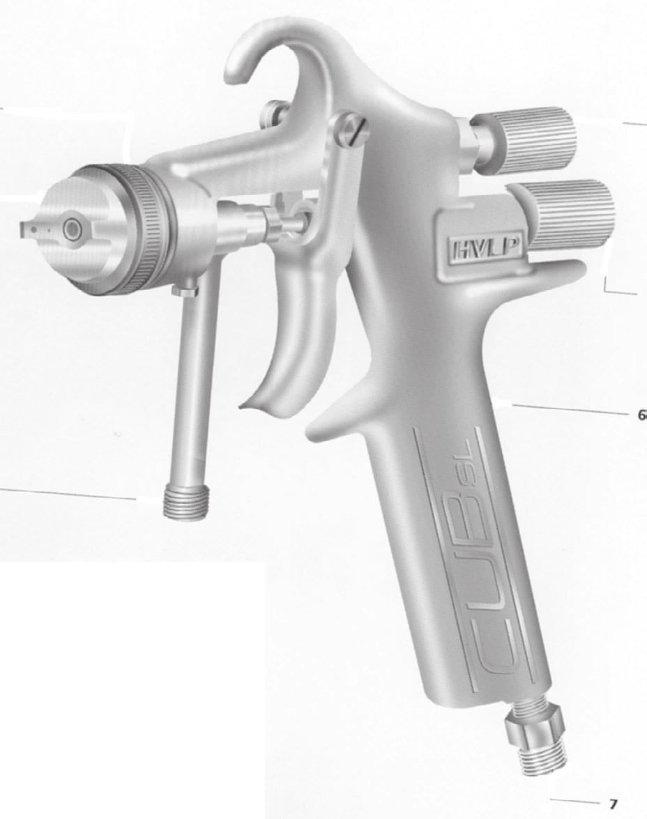 Binks Mach 1 Cub SL HVLP Gun is the finest touch-up and specialty coatings gun available today.