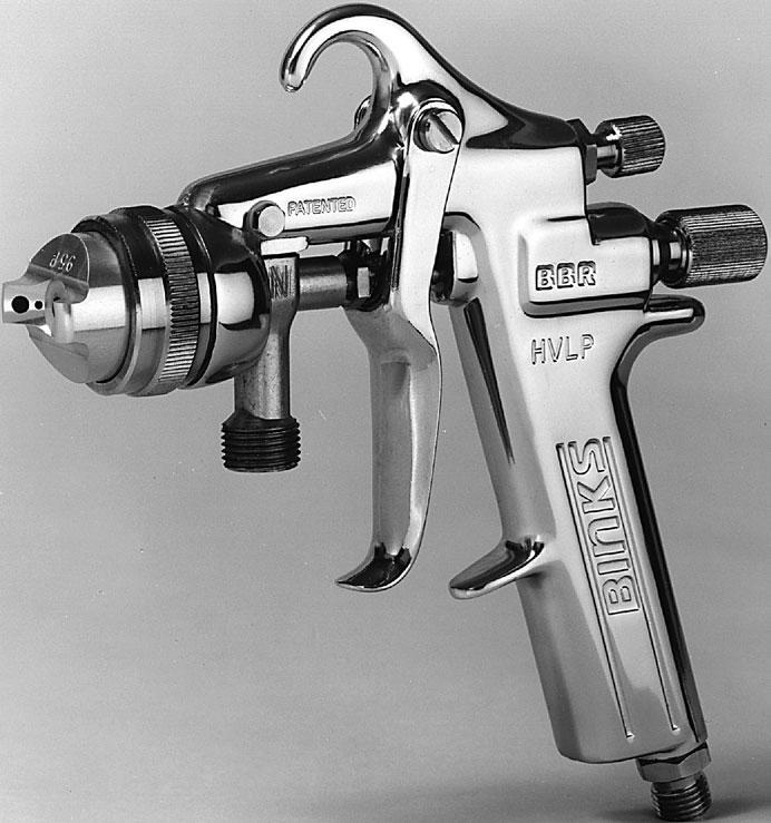 Binks MACH 1, Mach 1V, HVLP Spray Gun MACH 1 With Adjustable Inlet The Binks MACH 1 HVLP gun is a top quality high performance air spray gun. You only have to pick it up to feel the difference.