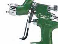 A fine finish spray gun with many practical uses throughout general industry, ergonomically styled for comfort.