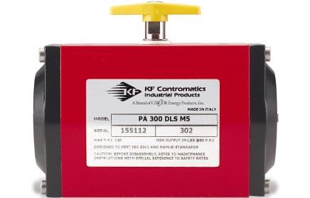 The KF Contromatics M5 series rack-and-pinion actuator is the most versatile unit available today.