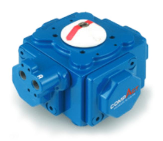 Actuation COMPACT actuator ESD system Interfaces Ordering code system Introduction Proven advantage The COMPACT actuator is a quarter-turn rack & pinion pneumatic actuator that doubles the torque of
