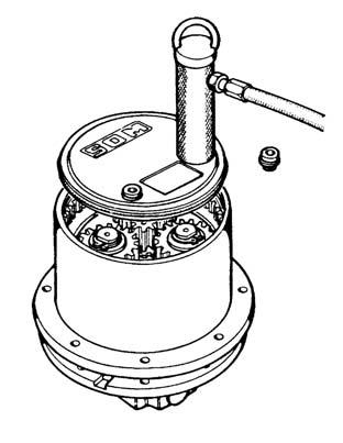 Figure 0-70-9 Figure 0-70-7 B-7 Screw the adapter in a drain hole