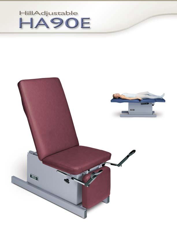 The HA90E is designed for the varied requirements of the physician whose procedures range from manipulation to OB/GYN.