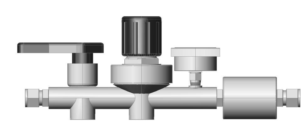 4 mm) - 0 SLPM Stainless pressure transducer, 4- ma GL