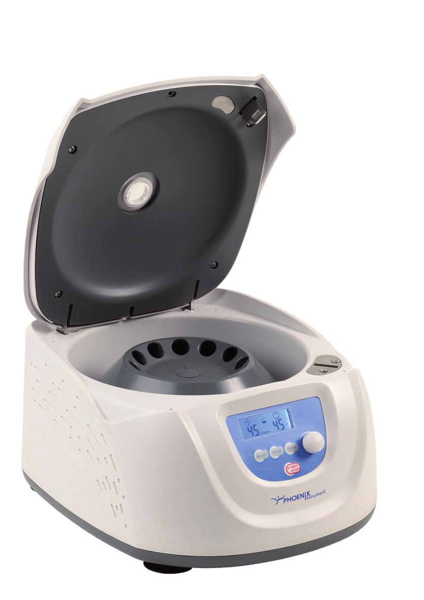 Clinical Centrifuge CD-0412 Our clinical centrifuge is ideal for the separation of serum, plasma, urea, blood samples and other routine applications in hospital and research laboratories with a speed