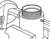 For all pumps except the P1500W400, use a 1/4" Allen wrench to remove the motor cylinder set screws that hold the motor