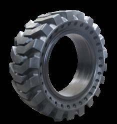 Solid Tires for Skidsteer NEW GALAXY BEEFY BABY SDS Without Apertures