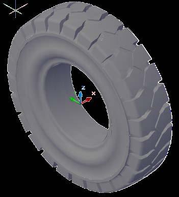 Solid Tires for Forklift NEW GALAXY YARDMASTER SDS Wide Tire Profile Increased lateral load stability & traction Large Industrial Block Pattern