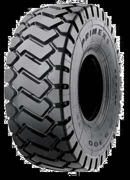Radial E-3 Tire PRIMEX RS-300 E-3 Primex RS 300 E3 has excellent Traction and excellent puncture resistance. It is suitable for the severe grinding conditions.