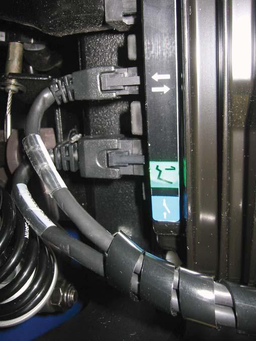 SEATING SECTION 7. Tilt or Lift, check Encoder Reset: a. Disconnect the 6-pin actuator connector (A) from the control module. b.