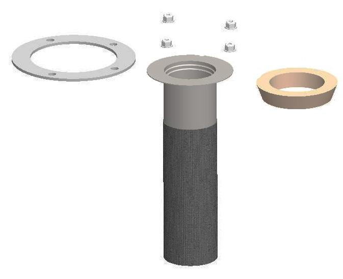 URNER REPLCEMENT KITS D C Replacement Inspection Kit #550002280 50/075/100/150/200 urner Inspection Kit # 550002280 1/4-20 Nut - 8 urner Sleeve, Refractory - 1 D Gasket, ir/fuel