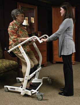 Fits easily through narrow doorways Affordable alternative to electric sit-to-stand lifts Note: The Lumex Stand Assist is