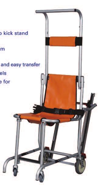 AAT -Versa AAT - Versa-Elite The stunning versa-elite evacuation chair embraces all that versa offers with even further consideration for the passenger and operator.