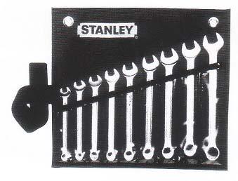 WRENCH & HNDE Slimline 9 Piece Combination Wrench Set CONTENTS / 87-034-1 8, 9, 10, 11, 12, 13, 14,