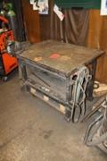 HEAVY DUTY STEEL WORK BENCH AND