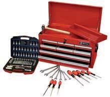 Toolkits BRKIT80 BRKIT228 8 Drawer Tool Chest and 76 Piece Toolkit.