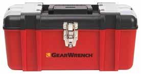 SIZES AVAILABLE ON REQUEST GearWrench Tool Box Features G83155 831.80# 16.