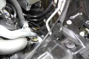 g g h) Locate the supplied coolant hose and nylon braided sleeve.