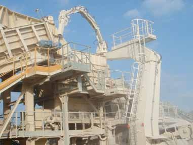 impact crushers Made to measure Full remote control capability Independent support column with integrated powerpack, walkway and horizontal section Dipper tilt ROTATION SLEW RING DIAMETER ROTATION