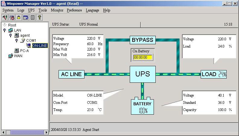 12. Software Free Software Download WinPower WinPower is a brand new UPS monitoring software, which provides user-friendly interface to monitor and control your UPS.