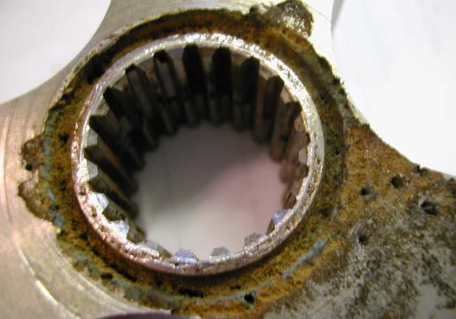 Example of corrosion