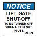 to the Shut-Off Switch) (F) 2 ATG-WLH - Warning: