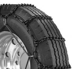 TRACTION PRODUCTS Highway Service (Truck singles) Chain tighteners (QG2006 or QG20073) are RECOMMENDED, sold separately. QG2235 Partial listing of tire sizes.522.5, 25/7524.5 / pair (Lbs.) 62.