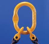 5 30,000 5 / ctn Design factor 5: Alloy Oblong Master Link with Flat (Use with alloy omega link) YELLOW PAINT Trade
